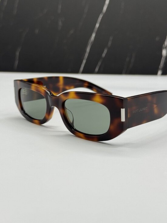 NEW SAINT LAURENT SL697 002 SUNGLASSES HAVANA UNISEX EYEWEAR main image 9
